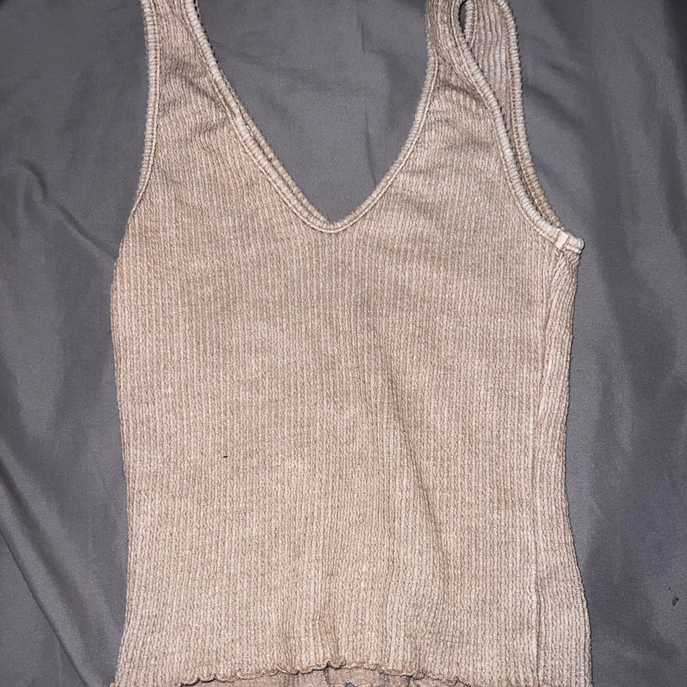 knitted caution to the wind tanktop